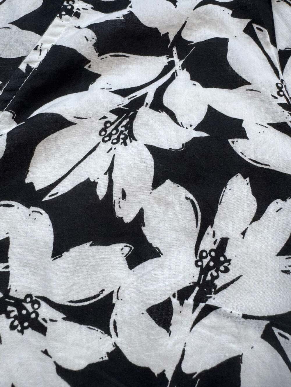 DownEast Black and White Floral Midi Dress - Picture 3 of 14
